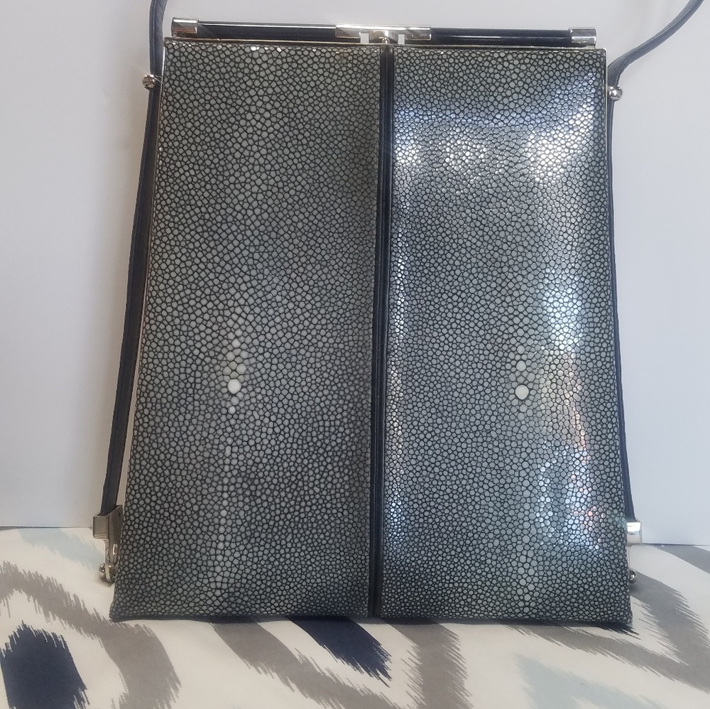 Genuine Stingray Satchel Handbag